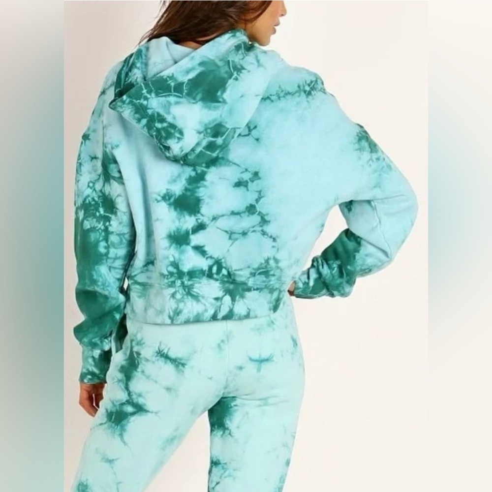 Frankie's Bikinis Burl Sweatshirt Womens Hoodie Tie Dye Long Sleeve Outdoor Sz M - Picture 3 of 10